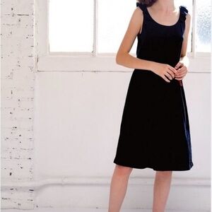 Chic Navy blu Midi Dress